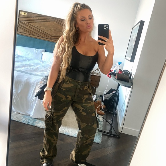 MIAOU BLACK LEATHER CORSET - Picture 8 of 8